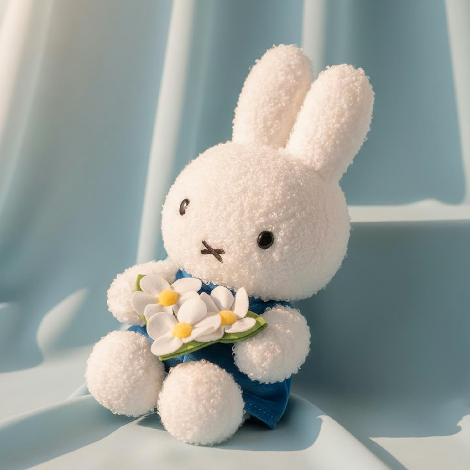 Miffy - 公仔 (藍色裙子捧花款)