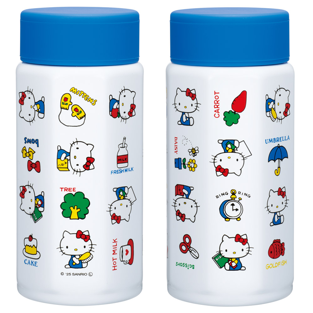 Skater Sanrio Hello Kitty 八角形不鏽鋼水樽 350ml 