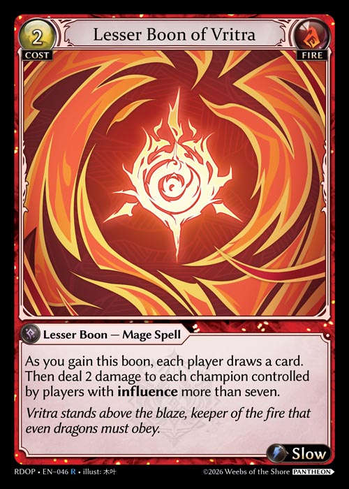 Lesser Boon of Vritra / RDOP-046 (R)