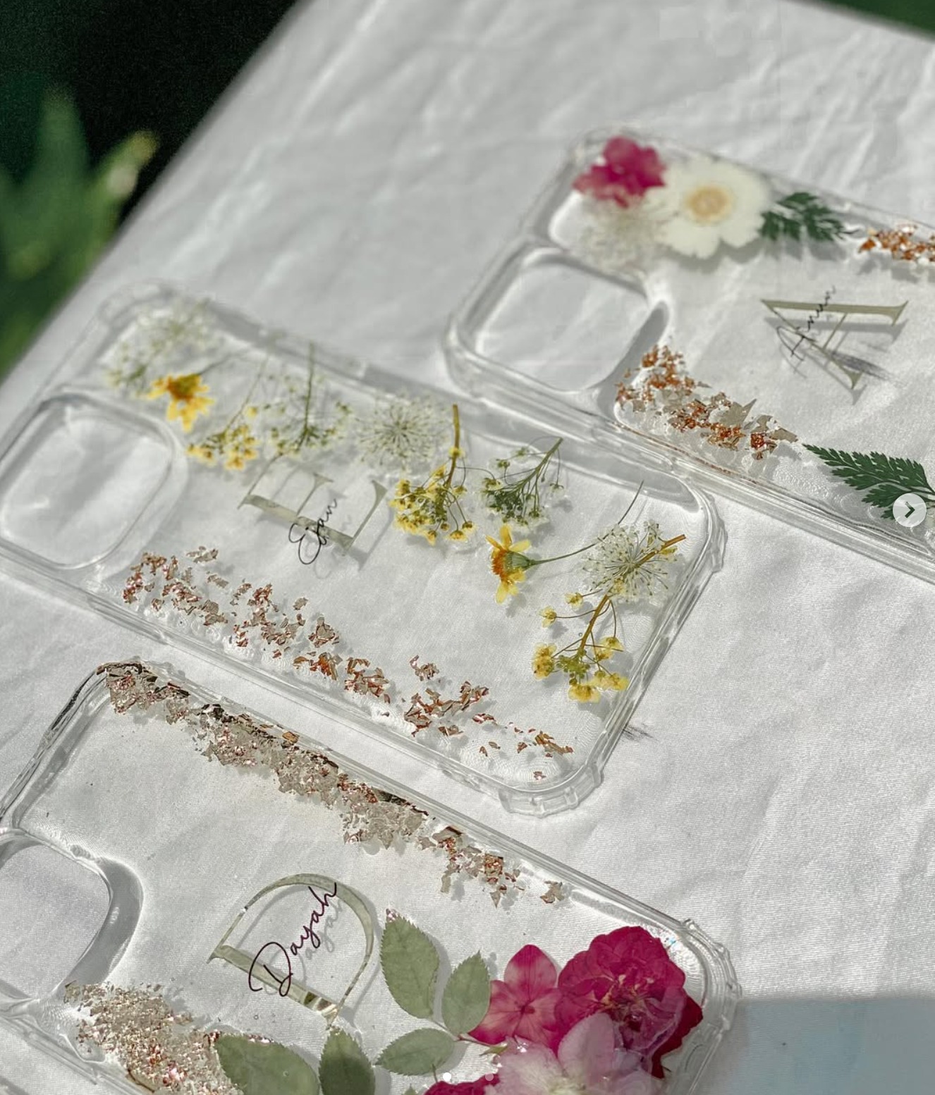 Custom Pressed Flower Phone Case