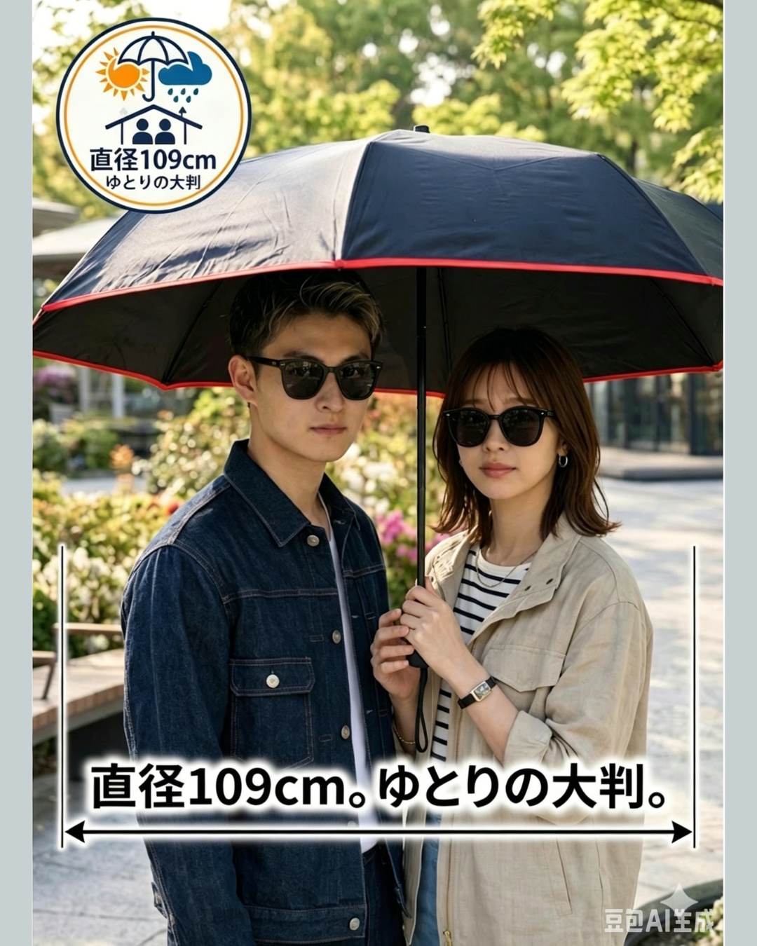 日本代購【﻿ 2026新商品 日本直送 Kiu 超強 防風 抗UV  晴雨兼用大傘 | 直徑109cm) | High-Performance Windproof All-Weather Umbrella 】