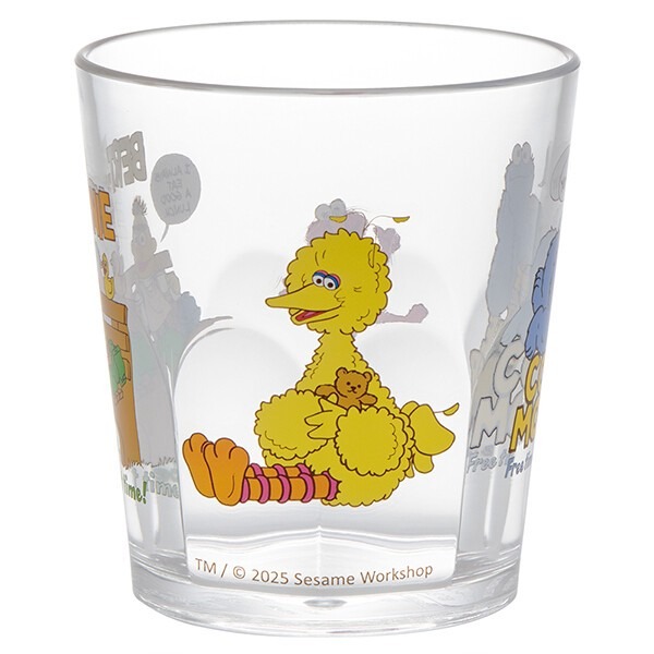 Skater 芝麻街透明水杯 280ml - 02260076