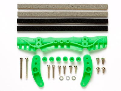 BRAKE SET (for AR CHASSIS) (FLUORESCENT GREEN)