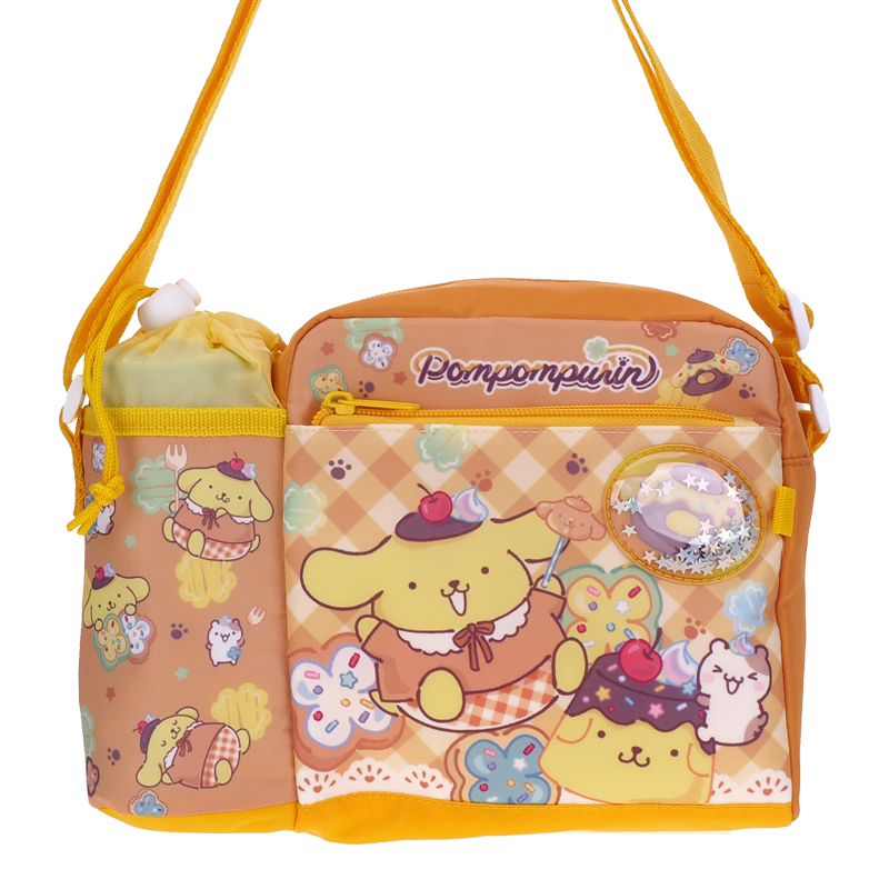 Pompompurin Kid's Shoulder Bag with Bottle Bag 小童斜揹袋連水樽格