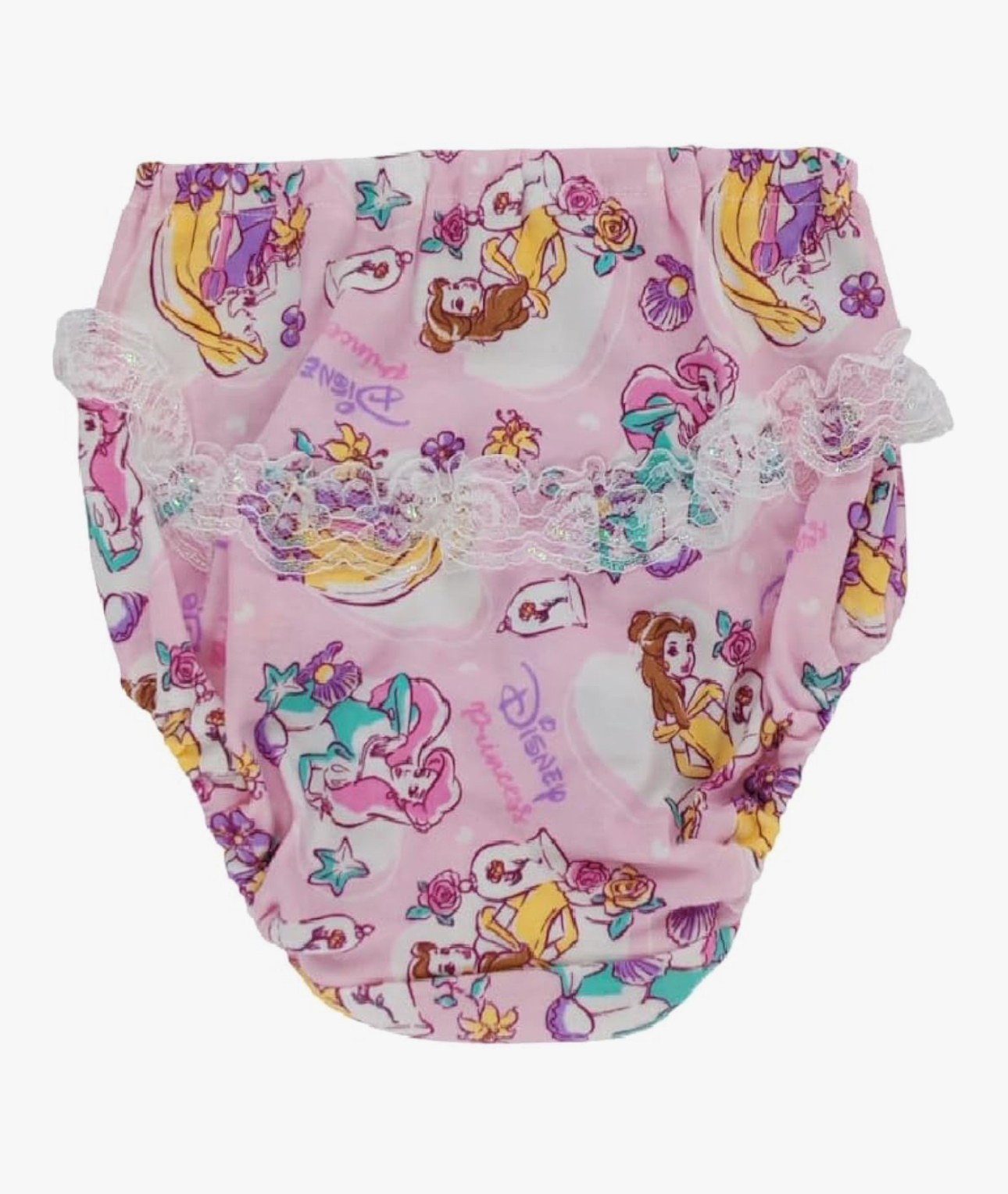 🇯🇵預訂 日本直送🇯🇵Disney公主人物滿印絲帶蕾絲女童內褲兩件套裝