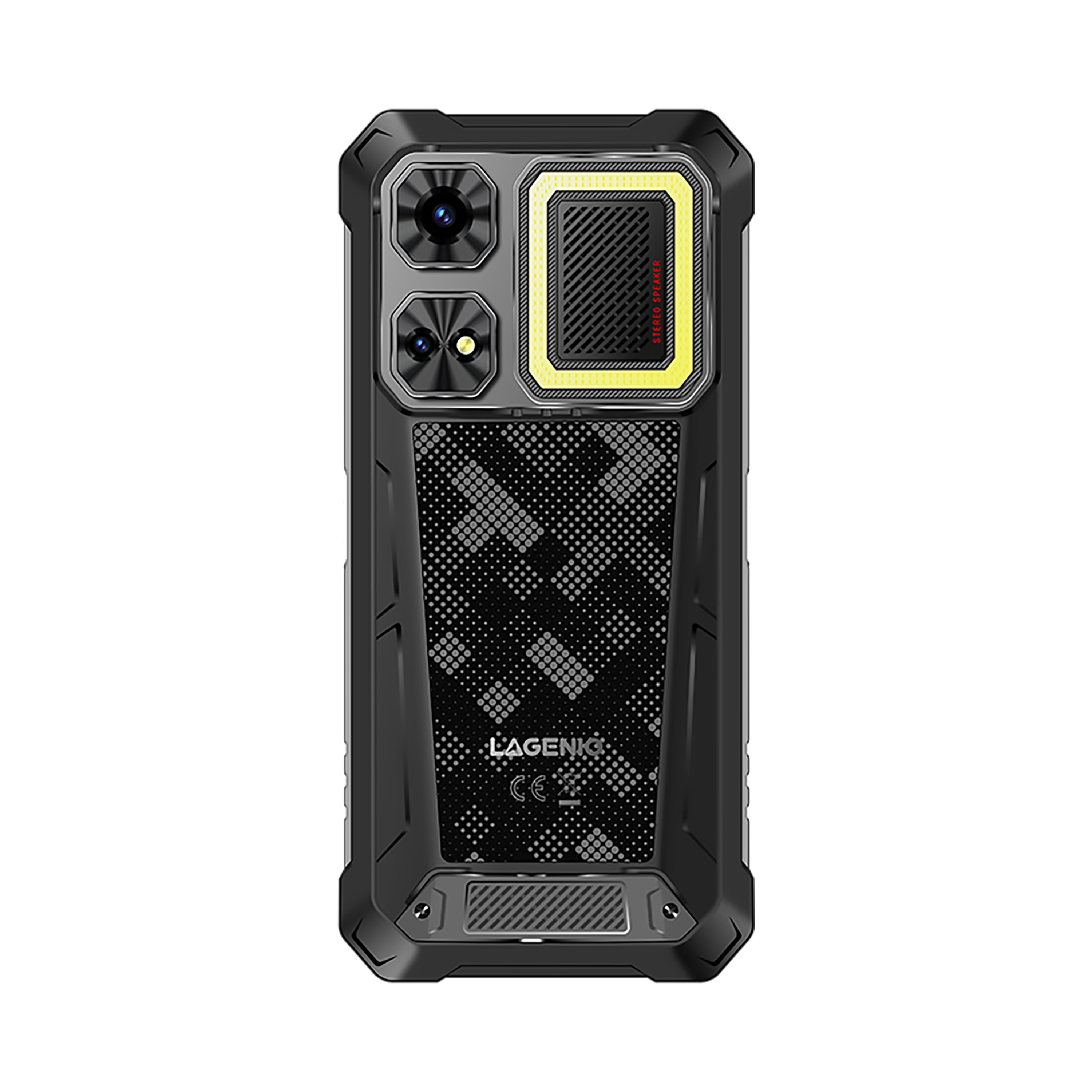LAGENIO Rhino 1 Pro | 8GB/256GB 6.9吋 120Hz 12000mAh 130dB雙喇叭 露營燈 eSIM 三防手機 Rugged Phone