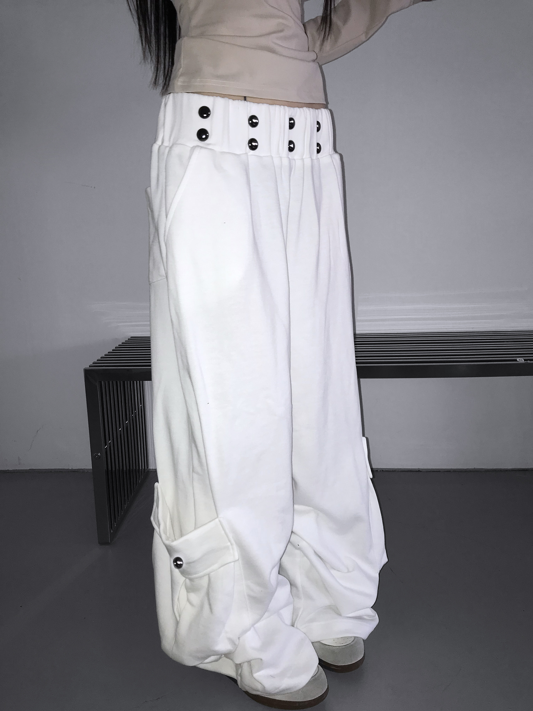 Nova Snap Wide-Leg Cargo Pants