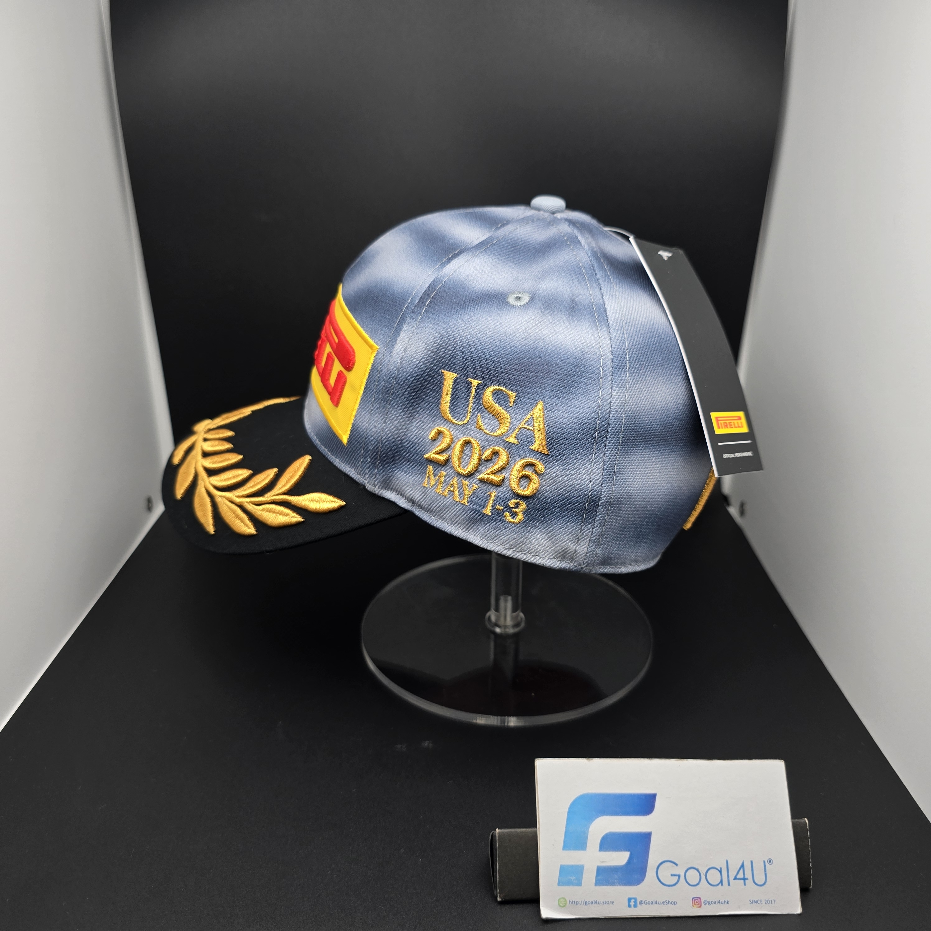 #現貨 F1 Pirelli倍耐力 2026 邁阿密站特別版 P1冠軍帽 PIRPC0115