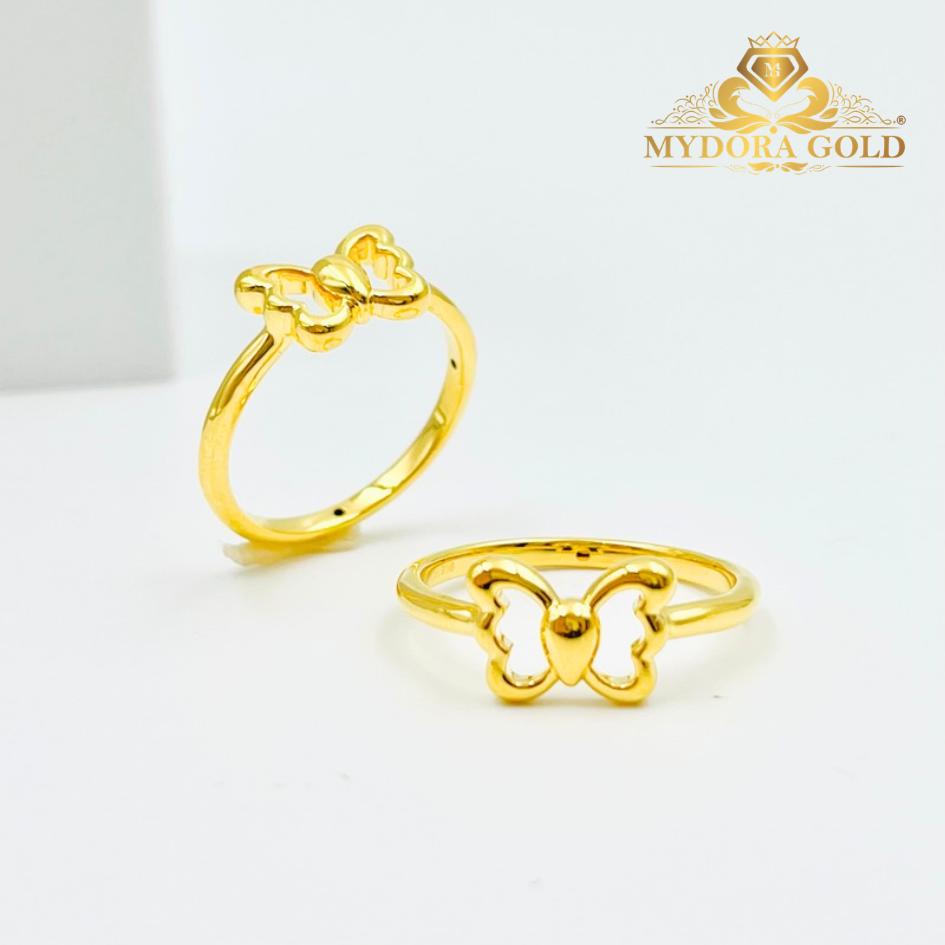 MYDORA Cincin Butterfly Bingkai (5G) l EMAS 916/22K