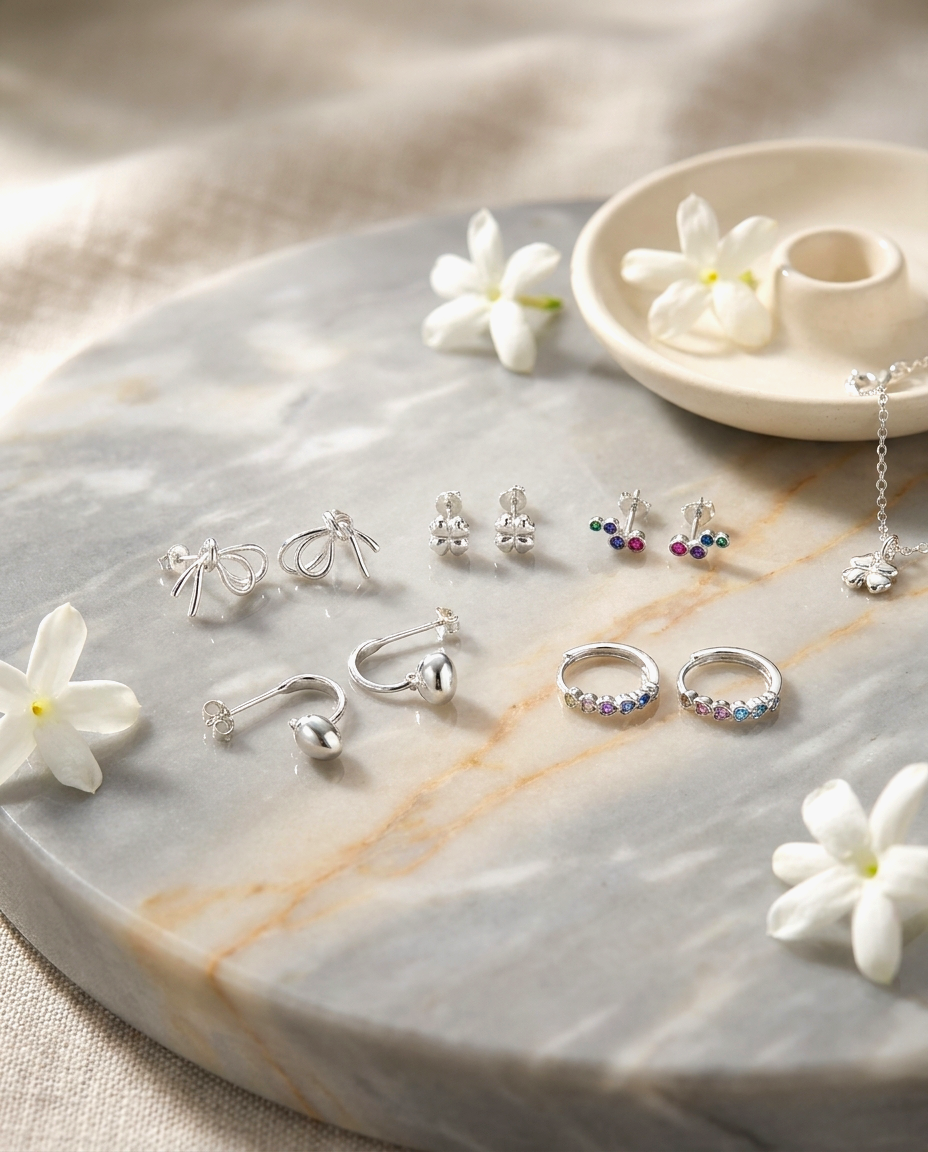 S925 - SET0006 Daily Jewelry Essentials