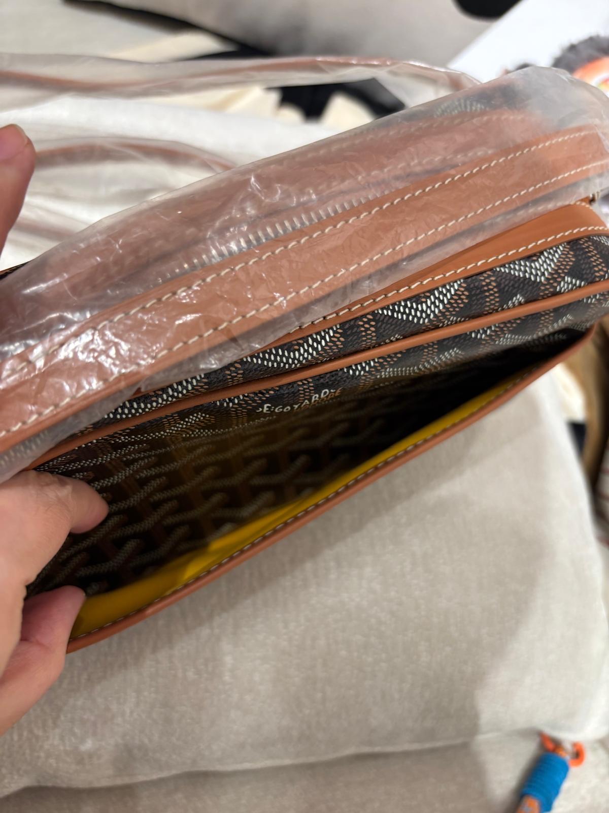 全新 Goyard cap vert pm bag tan 焦糖黑100%Authentic ,100%new 全新 ✅dust bag✅tap booklet 