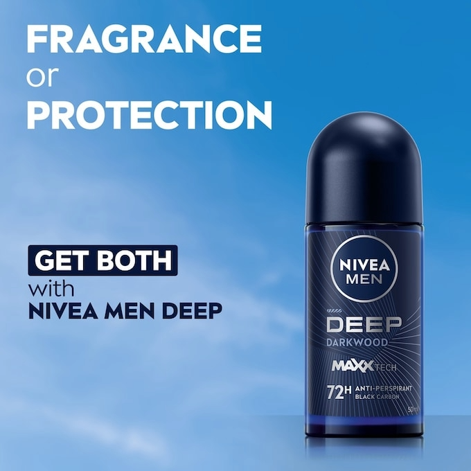 NIVEA FOR MEN DEEP 50ml  Deodorant Roll On