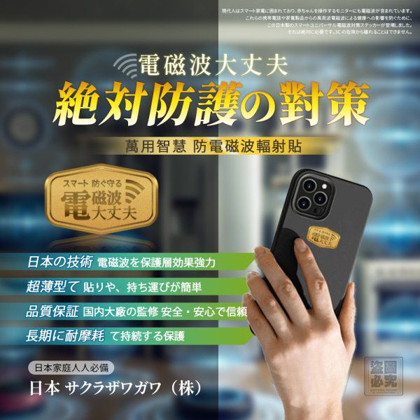 $55盒.2盒起$45盒.日本 萬用智慧防電磁波輻射貼