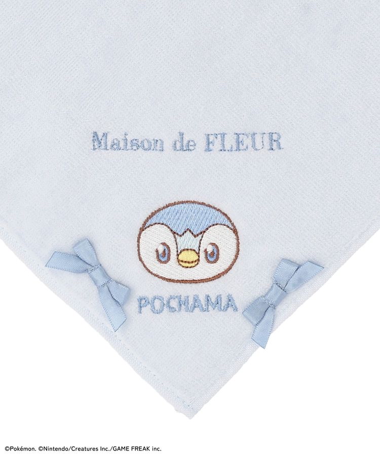 🎀【預訂】 PokePeace x Maison de FLEUR 刺繡手帕 - Pochama