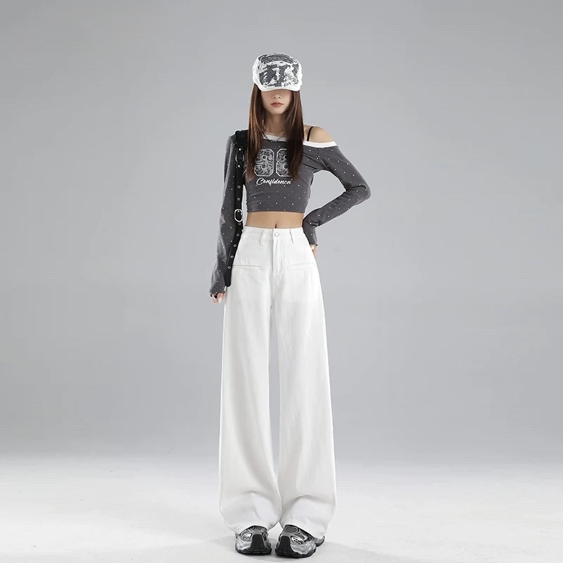 PT225直筒牛仔长裤