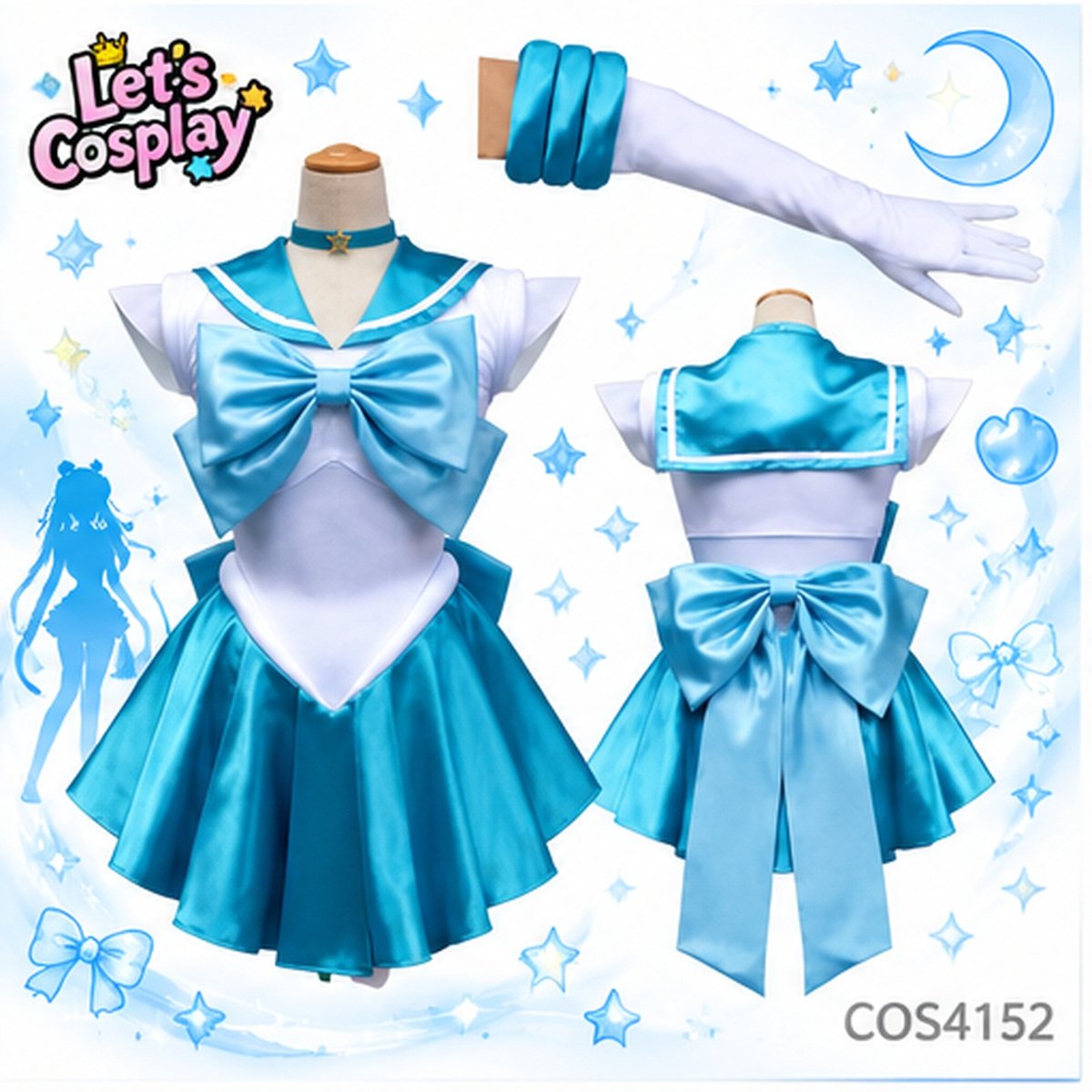 美少女戰士 Sailor Moon Cosplay 成人女裝萬聖節服裝｜月野兔・木星・土星・小小兔・水星・火星・金星｜水手戰士動漫角色扮演服｜香港現貨 Let's Cosplay