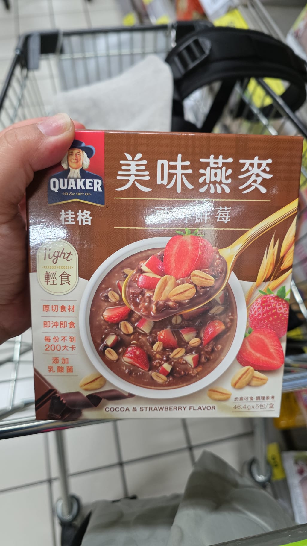 桂格 美味燕麥 可可鮮莓