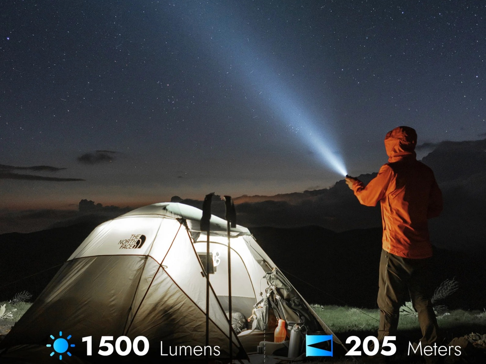 RUGGED X4 強光手電筒：堅固耐用，多功能照明