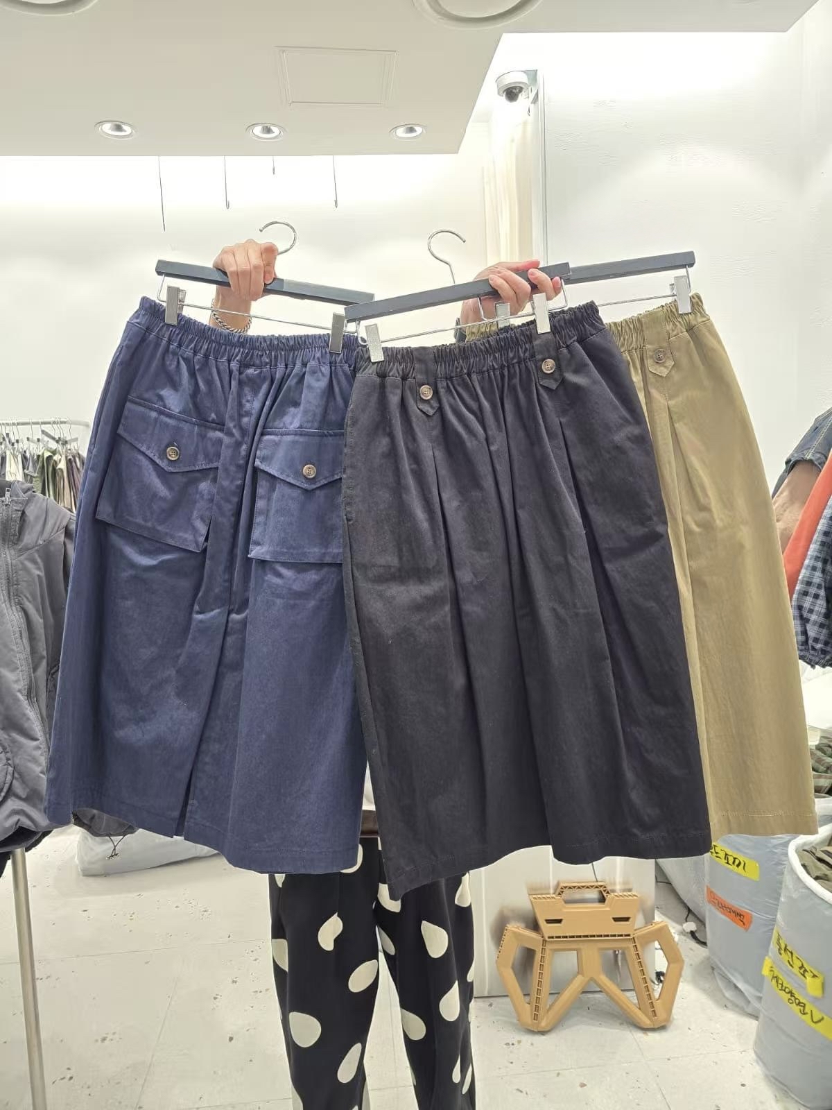 CD OX 間約薄直筒裙