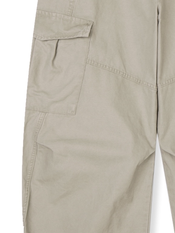 Cotton Wide-Leg Cargo Pants