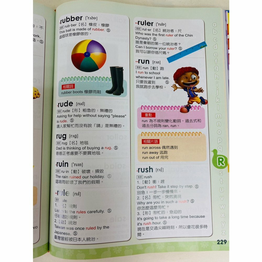 會說話的英漢圖典3000字 1巨冊 (7-12歲) -1套 現貨