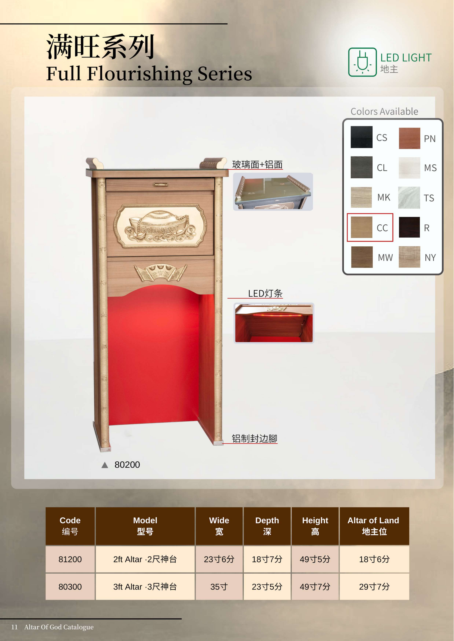 神台系列-(满旺)ITEM NO:81200 / 80300