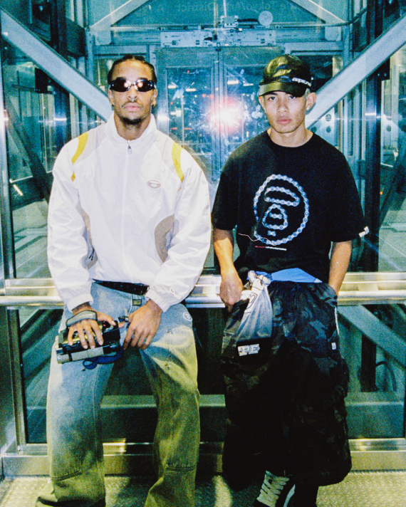 AAPE AAPEUNVS half-zip hooded jacket (7774)