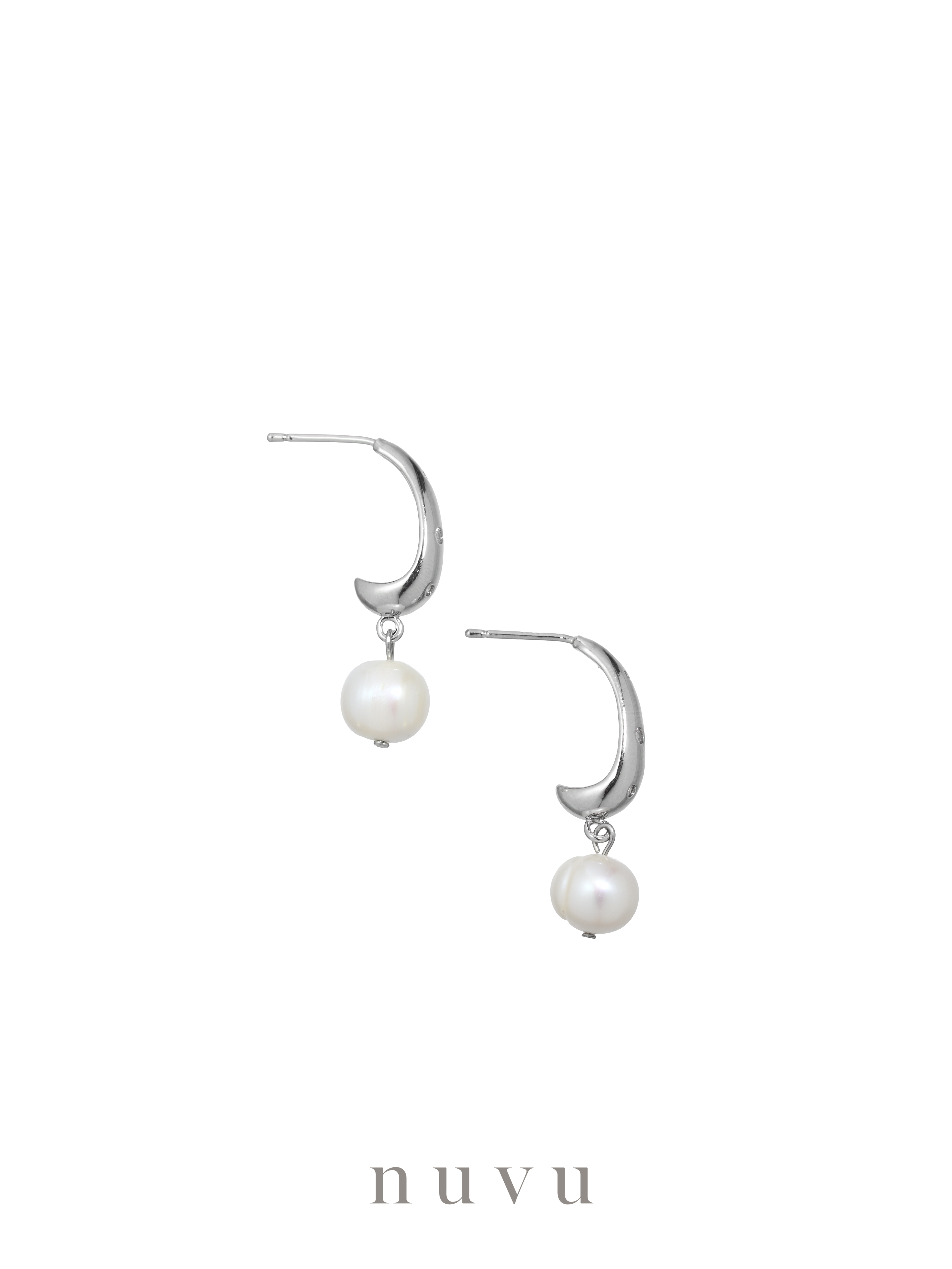 Shade of White Earring