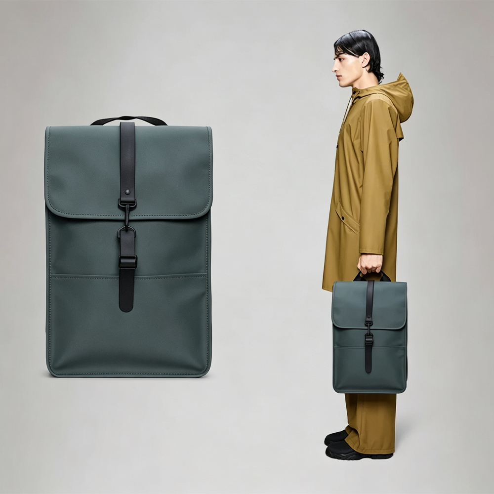 Rains Backpack Large | Rains Backpack Large 經典防水長方型背包