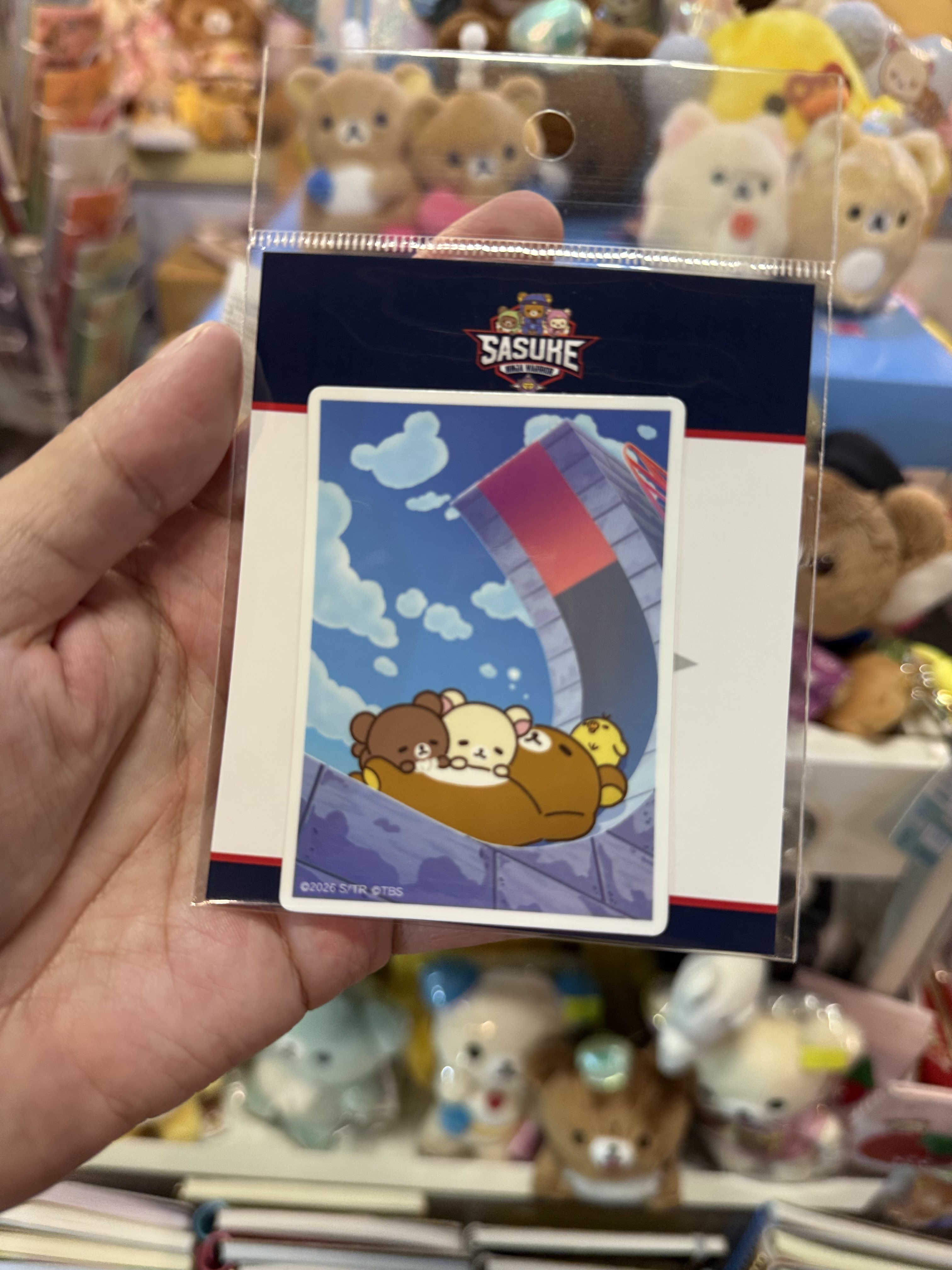 《現貨》全新 SASUKE  x rilakkuma系列貼紙