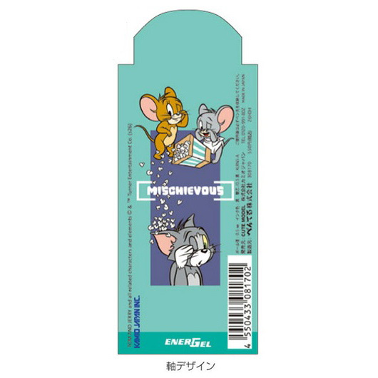 現貨｜Tom and Jerry 湯姆與謝利 日本製 Pentel EnerGel 0.5mm 黑色 啫喱筆 (308170)