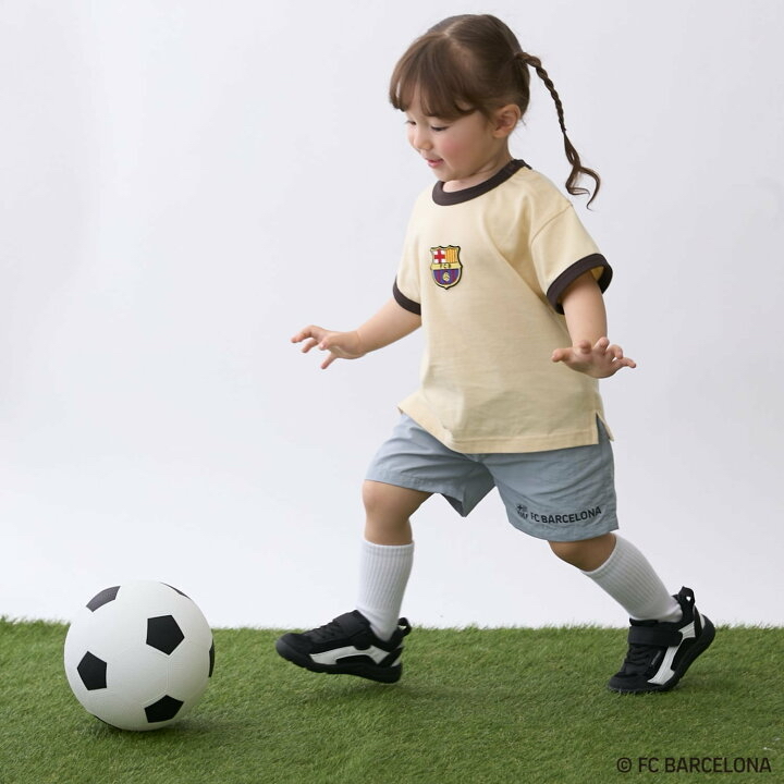 🇯🇵預訂 日本直送🇯🇵Petit Main x 巴塞球隊系列三色球隊標誌梭織短褲