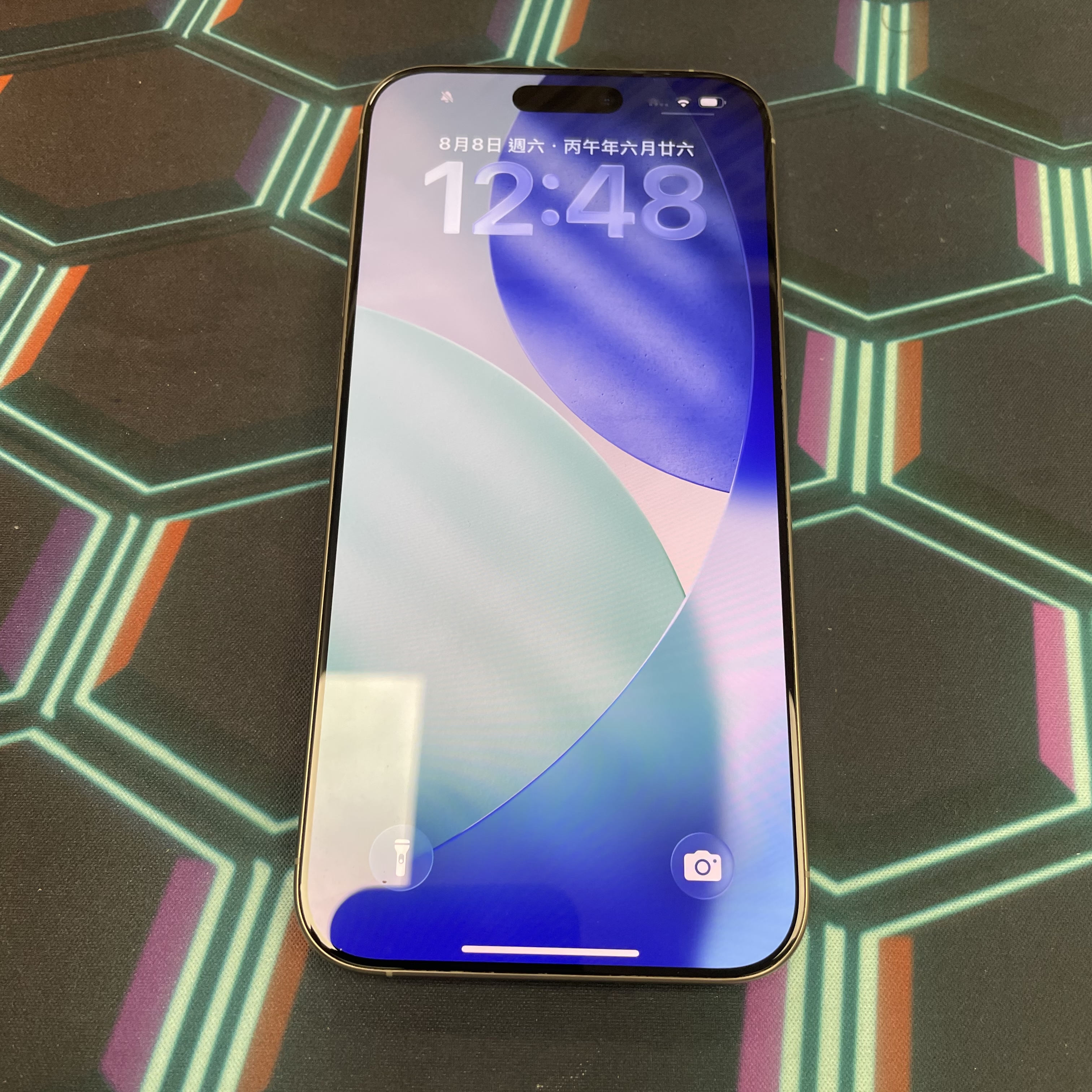 *7577 16 Pro max 完美機 256GB 電87 原色 gray