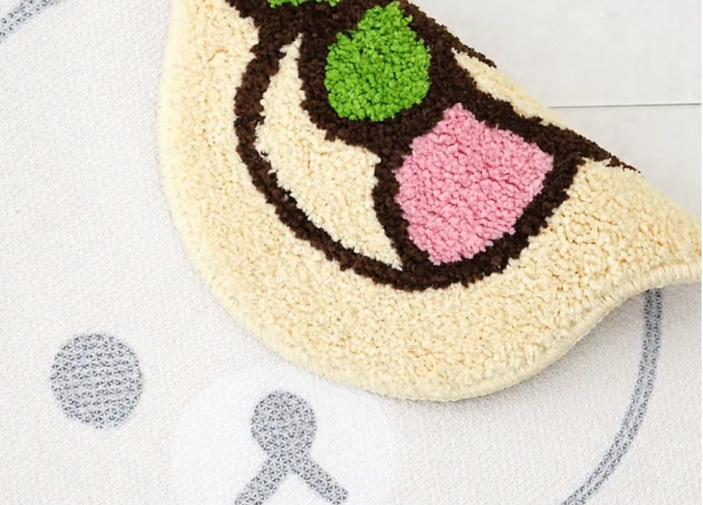 《預約貨品》全新韓國限定 Rilakkuma頭型地毯
