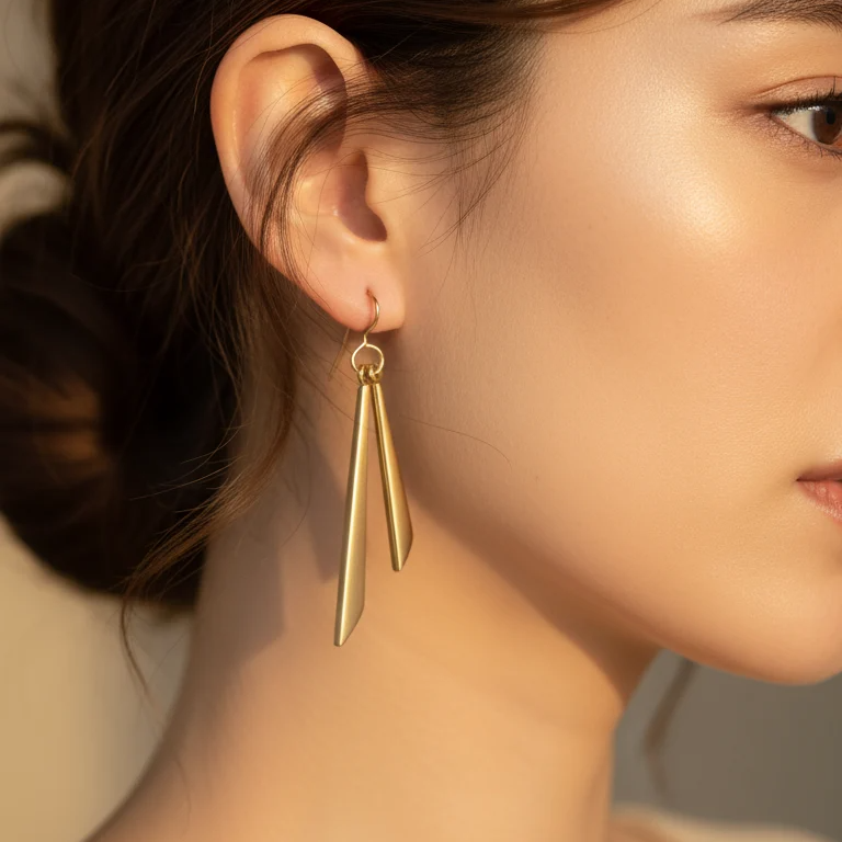 Boccia Titanium 0565-03 鈦金屬 / 鍍金耳環