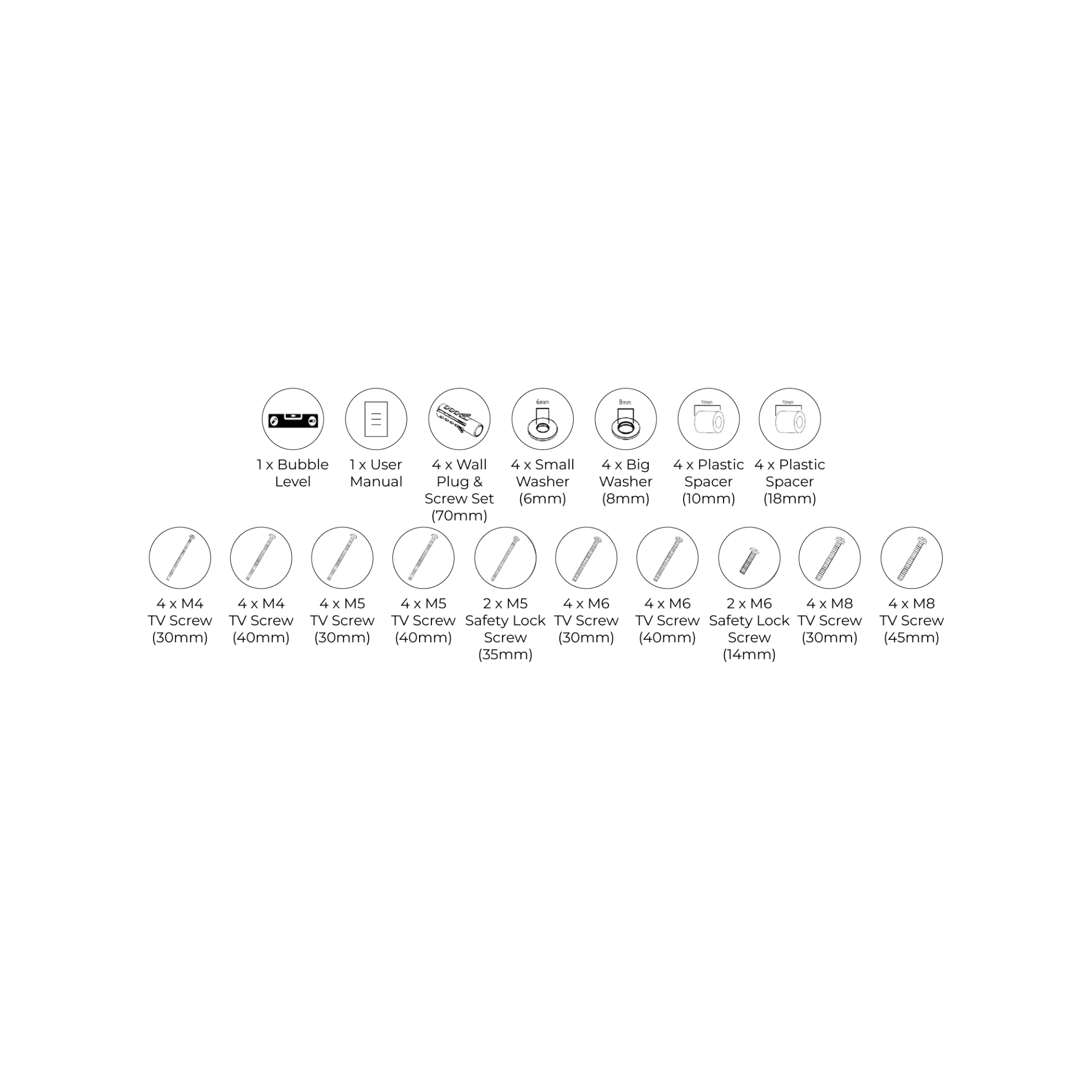 Phison 32"-55" Swivel TV Bracket PM-50FM