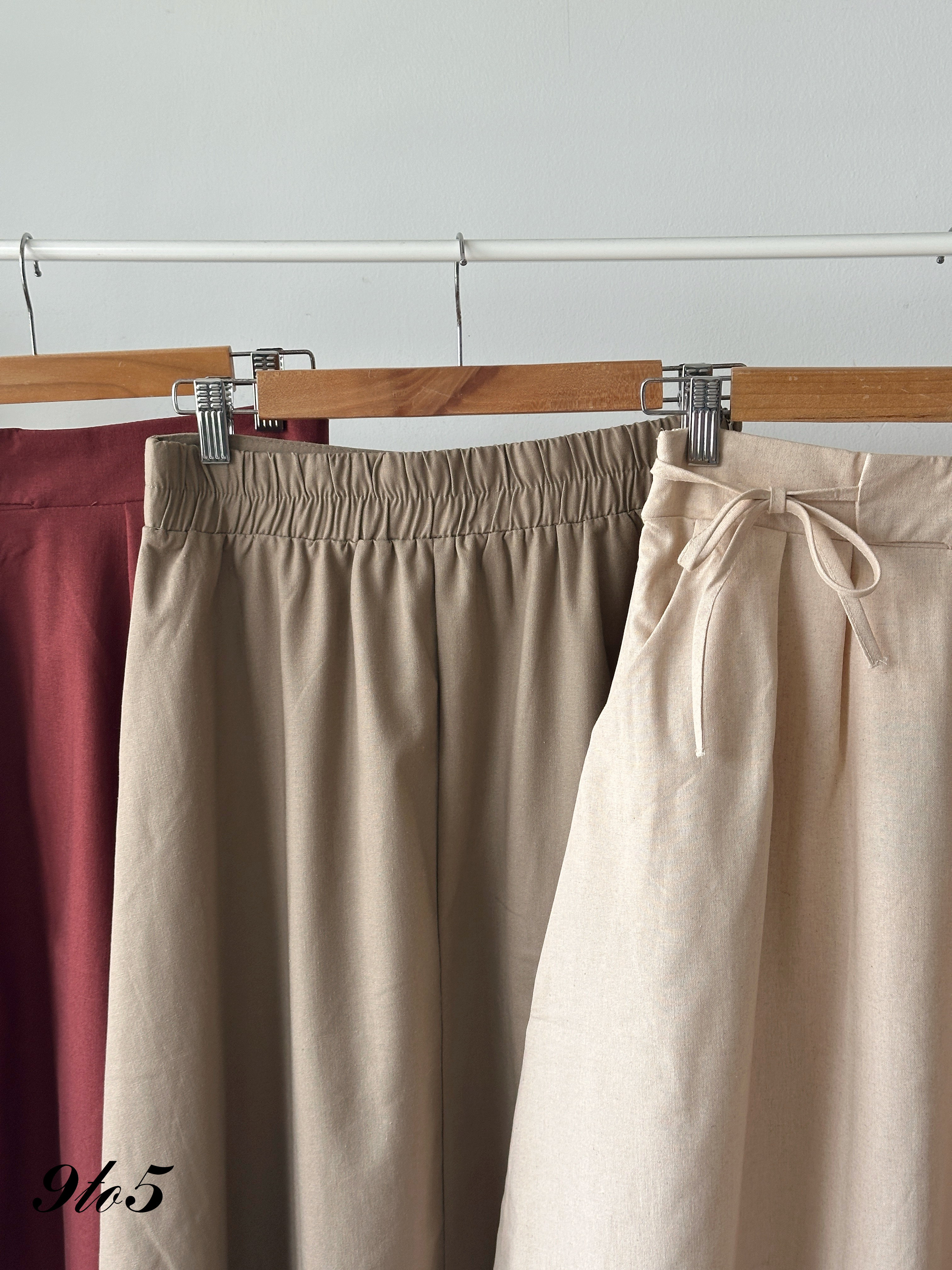 S1878 Side-tie A Line Skirt - 3 Colors 