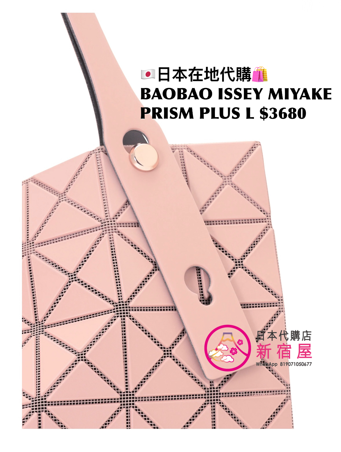 BAOBAO ISSEY MIYAKE PRISM PLUS L