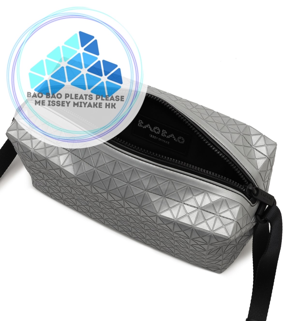 Kuro 相機包型斜孭袋反光銀色saddle crossbody bag Reflector silver 