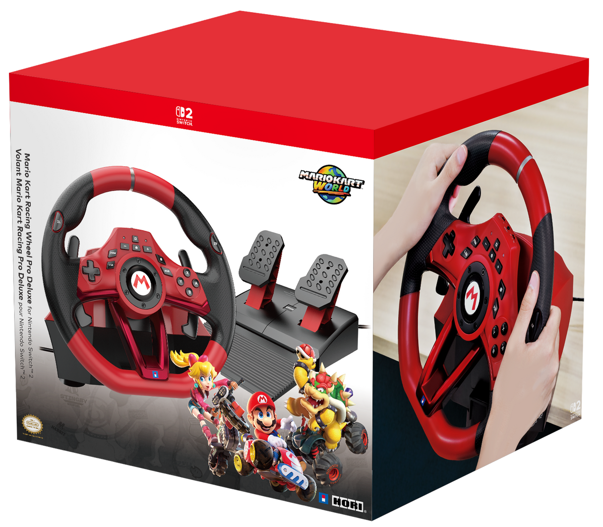 HORI 賽車遊戲方向盤Pro DX 馬利歐賽車版 (NSX-123)        HORI Racing Wheel Pro DX  Mario Kart Ver. (NSX-123)