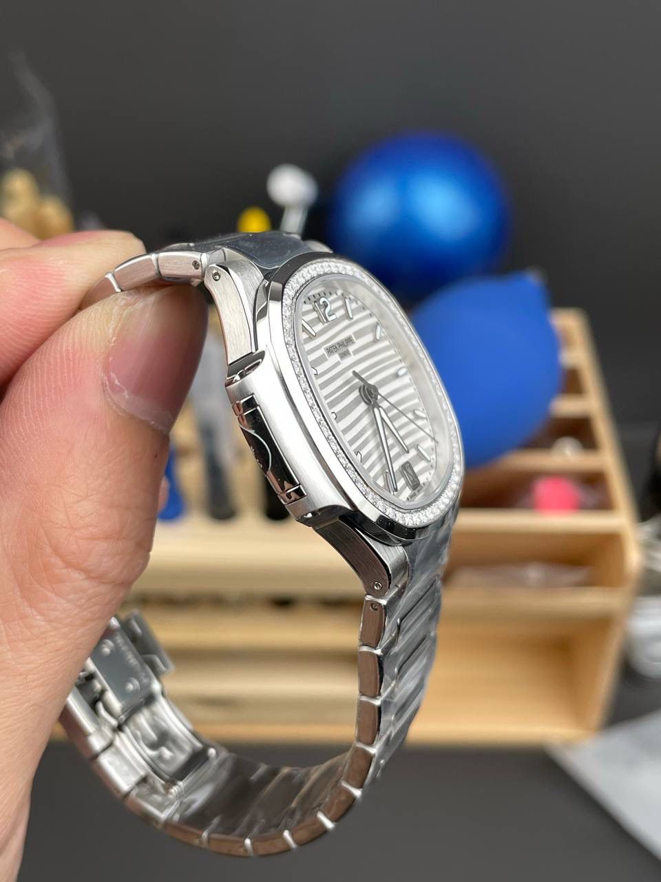 女款鹦鹉螺7118 白盘钻圈/35.2mm/324一体机😍💯🤍