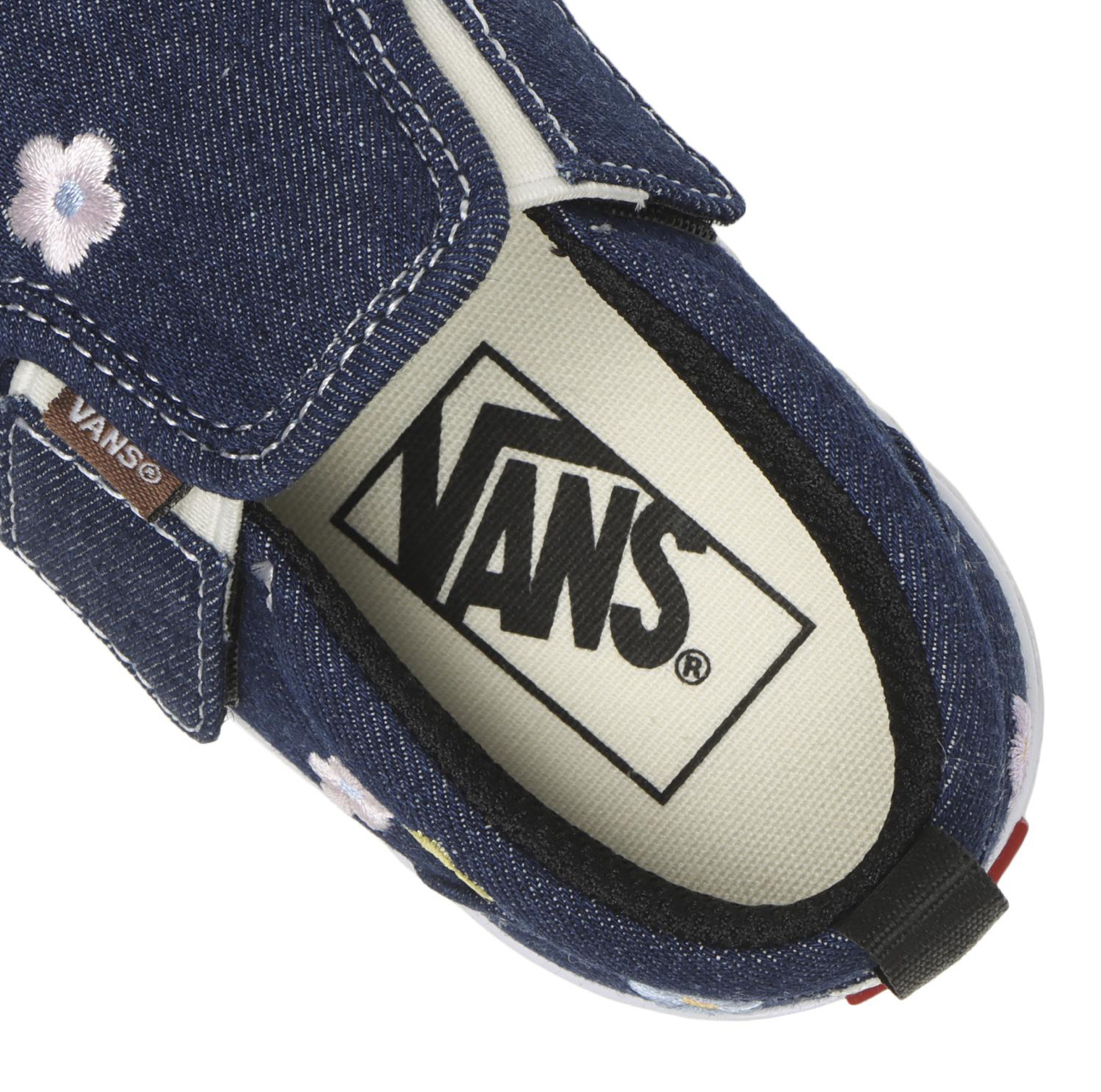 🇯🇵預訂 日本直送🇯🇵Vans 花朵刺繡牛仔布SLIP ON(Baby)