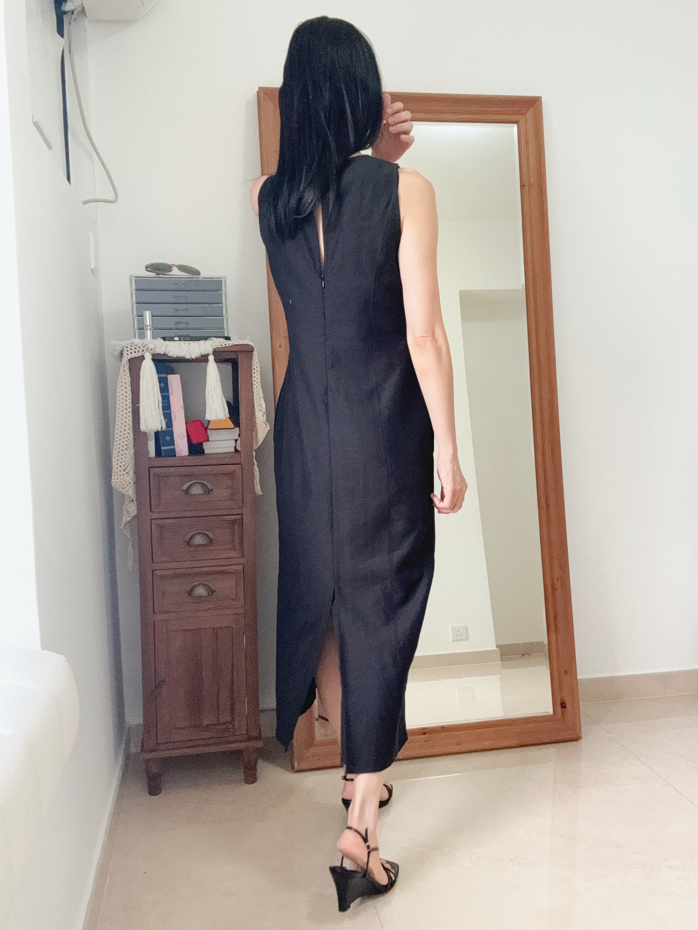 Elegant one piece long dress (with inner dress)