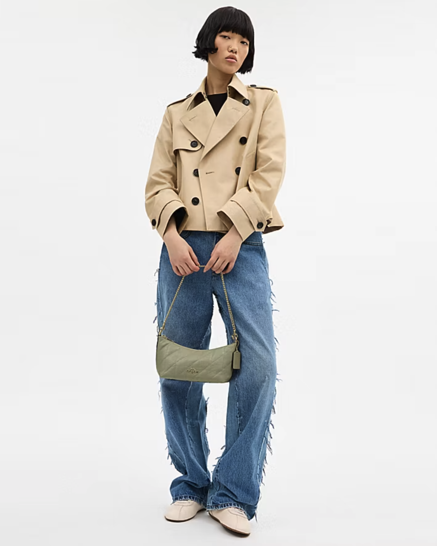 COACH Caitlin shoulder Bag with Quilting 