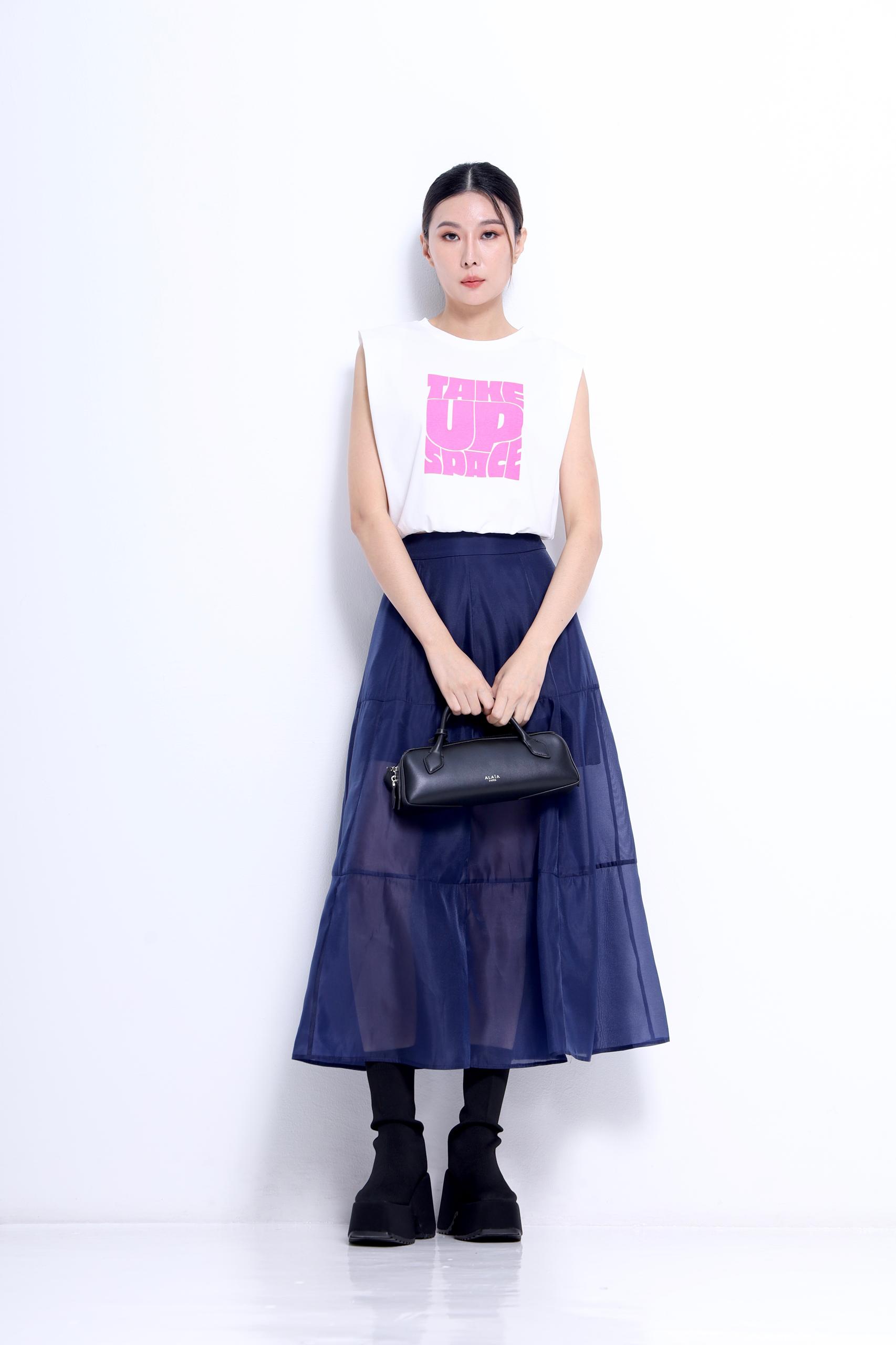 CS1415 SHEER ORGANZA MESH SKIRT