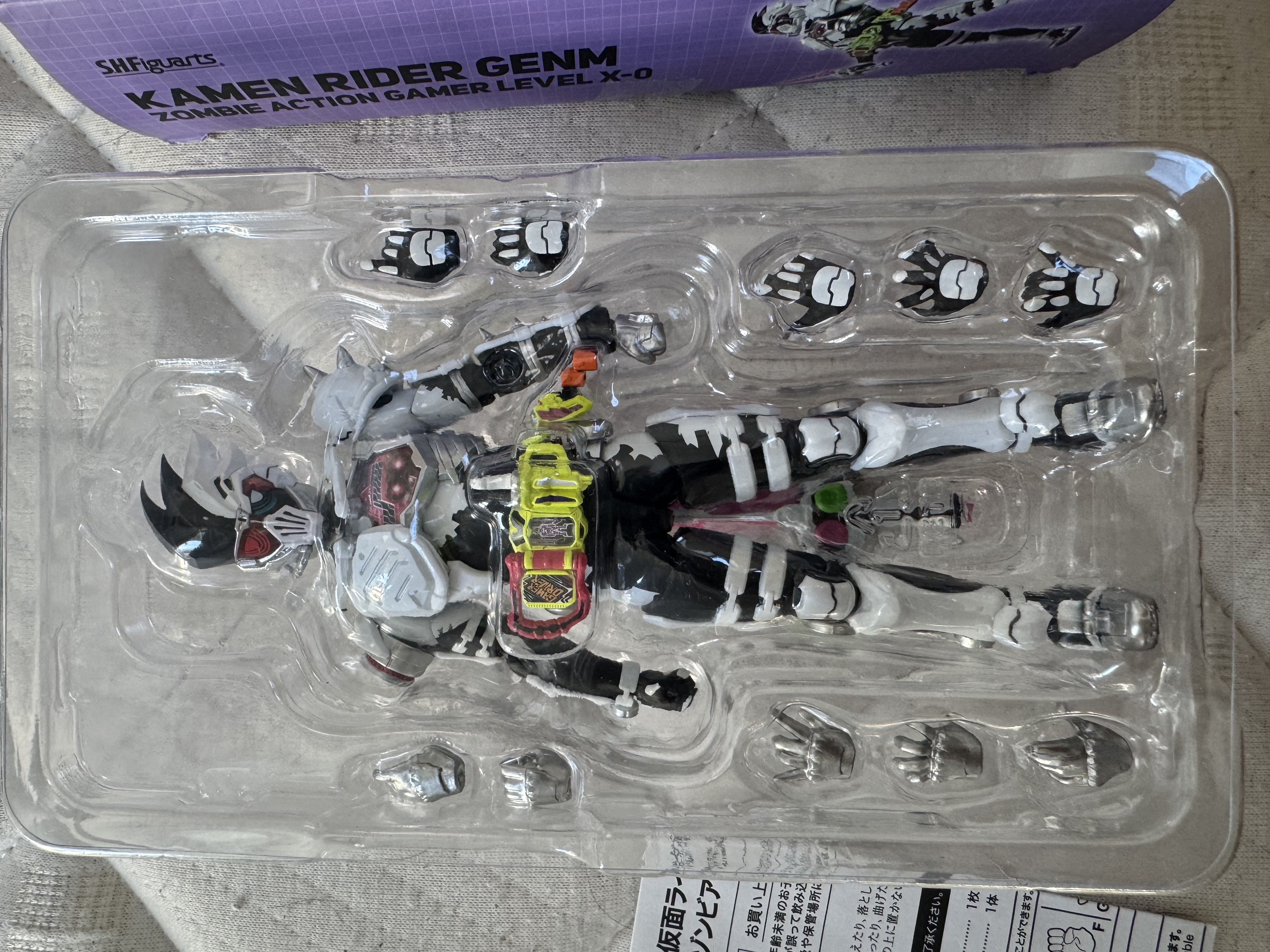 現貨 SHF KAMEN RIDER GENM ZOMBIE ACTION GAMER LEVEL X-0