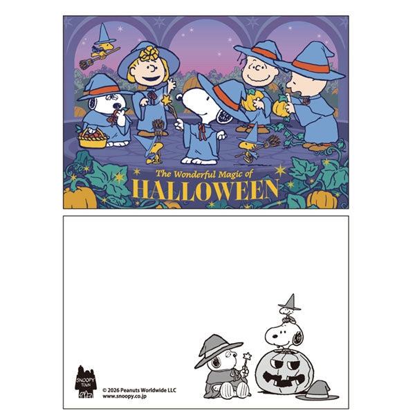 🌸 【預訂】Snoopy Art Card Set - MAGICAL HALLOWEEN