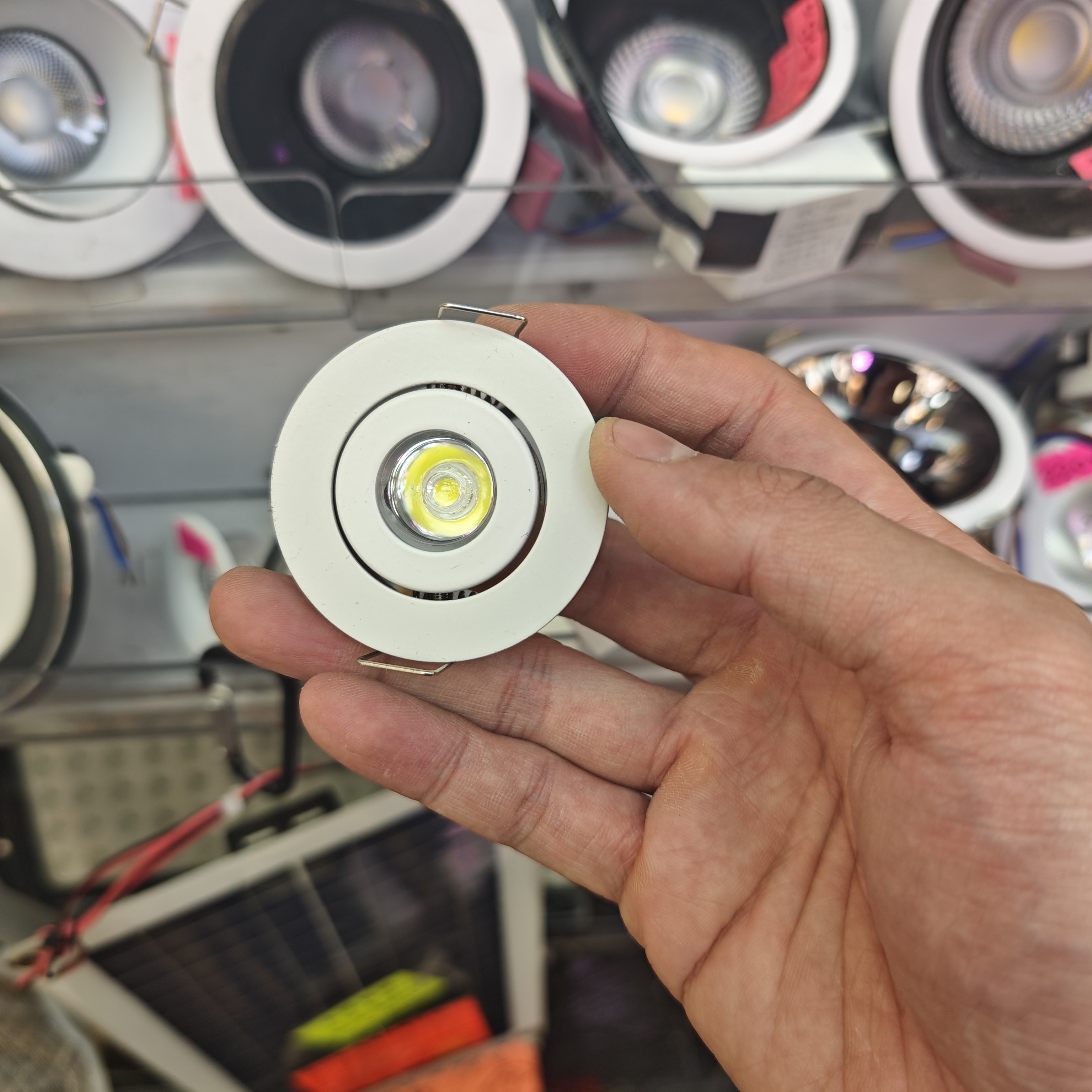 小1W COB嵌入式射燈