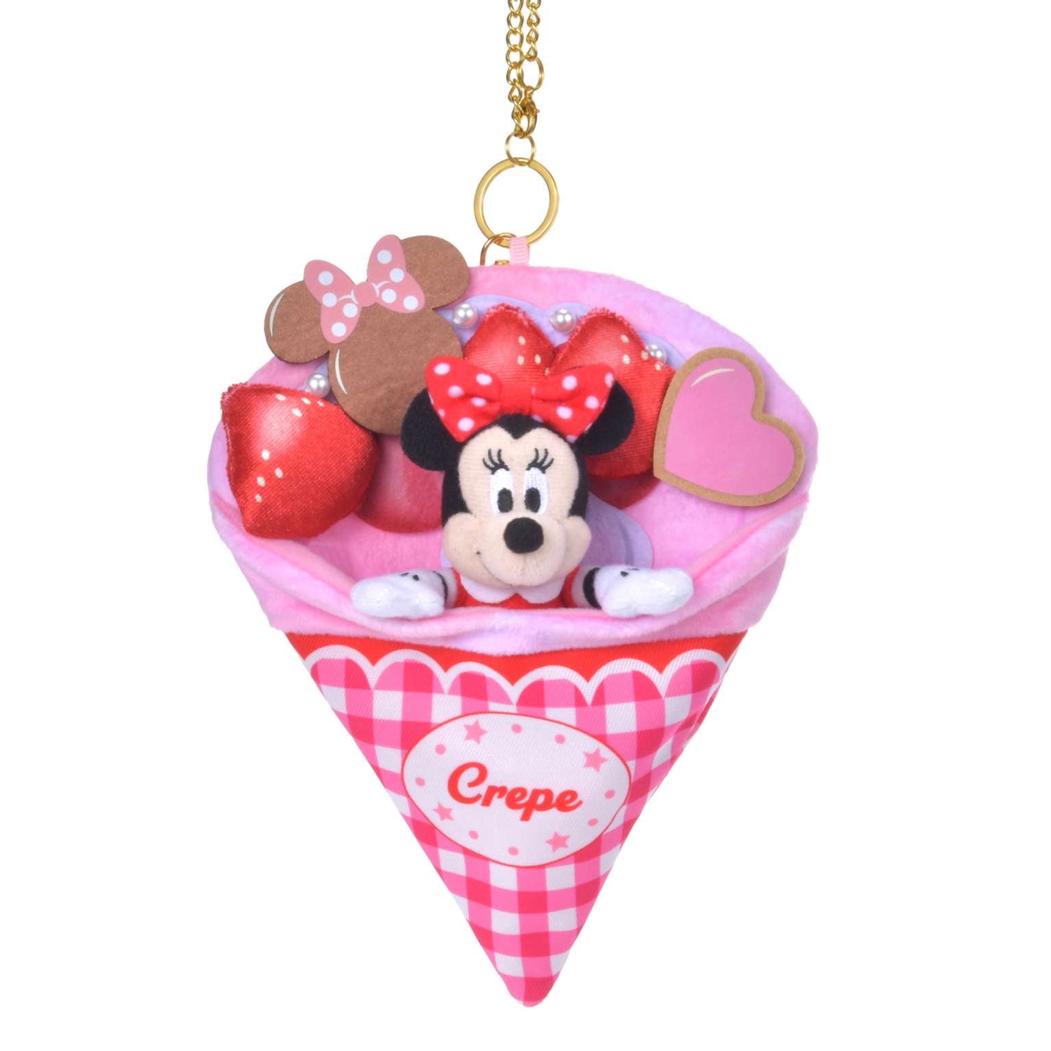 🎀【預訂】Disney Crepe Pocket Keychain - Minnie