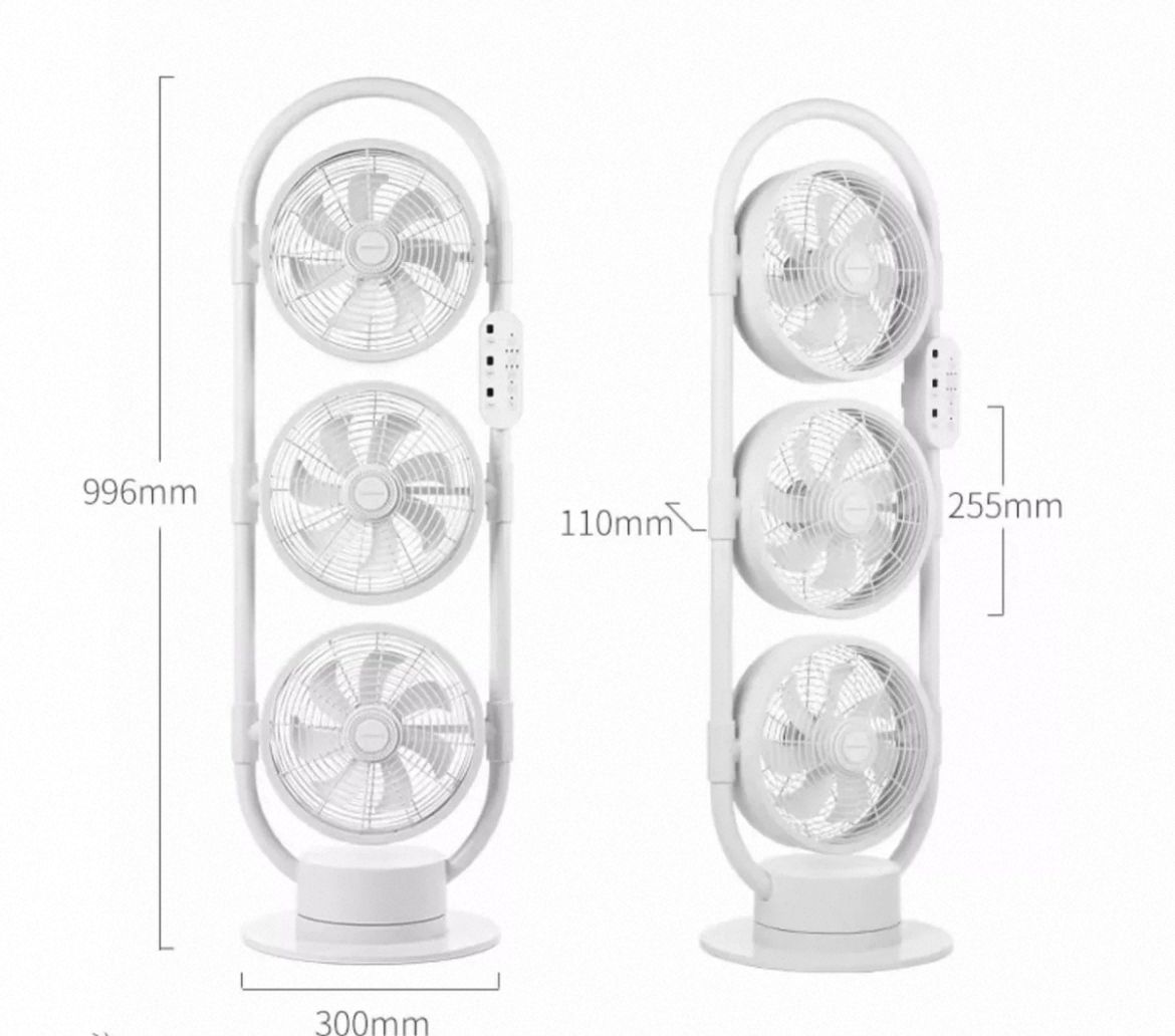Amadana 三頭空氣循環風扇 C8 (預購產品)